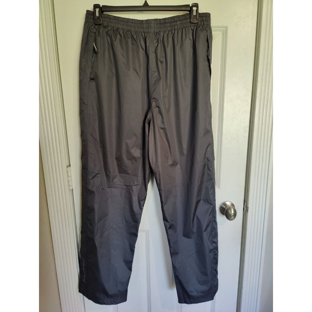Stormtech Gray Weatherproof Gray Pullon Drawstring Pants Mesh Lining & Pockets L